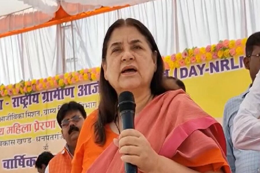 Maneka Gandhi addressed the street meeting in Sultanpur, said, my aim is to change the face of the district